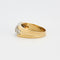 Bague 60 Bague en or jaune et or gris sertis de diamants 58 Facettes 240124