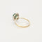 Bague 55 Bague Marguerite Or Blanc Emeraude Diamants 58 Facettes