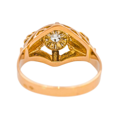 Bague 56.5 Bague Or rose, Or blanc Diamant 58 Facettes 4815715CN
