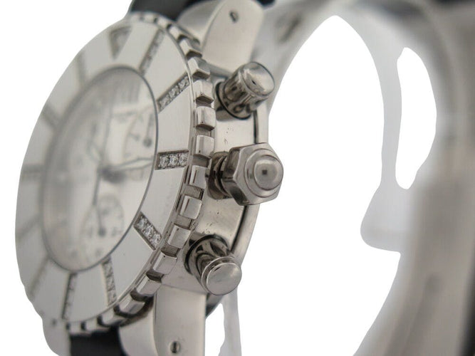 Montre montre CHAUMET class one chronographe 624 38mm acier diamants quartz 58 Facettes 268453