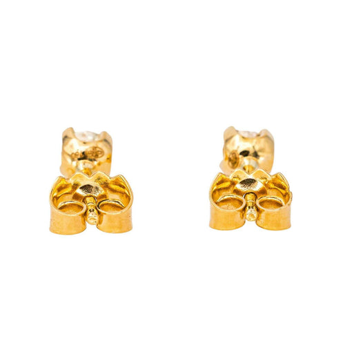 Boucles d'oreilles Boucles d'oreilles Puces Or jaune Diamant 58 Facettes 4416097RV