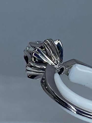 Bague 59 Bague Margueritte en Or blanc & Diamants 58 Facettes