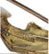 Broche Broche plume Masriera, années 1950, or jaune et blanc, diamants 58 Facettes E26
