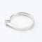 Bague 55 Bague solitaire en or blanc 18 carats et diamant de 0,12 carat 58 Facettes 130022