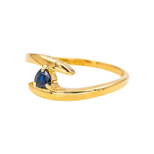 Bague 56 Balmain Bague  Or jaune Saphir 58 Facettes 5004350CN