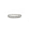 Bague 58 Demi-Alliance - Or blanc & Diamants 58 Facettes 250354R