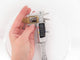Montre vintage montre baume & mercier tank 37077 mecanique or 18k & oeil de tigre 58 Facettes 268283