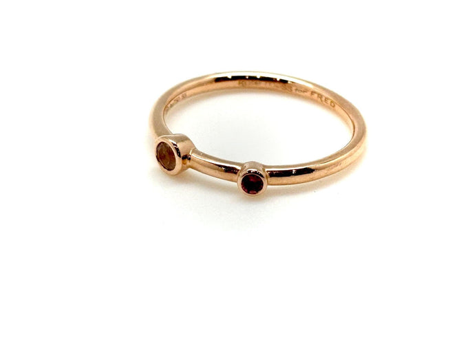 Bague 55 KATE MOSS POUR FRED - Bague or rose 58 Facettes M9046