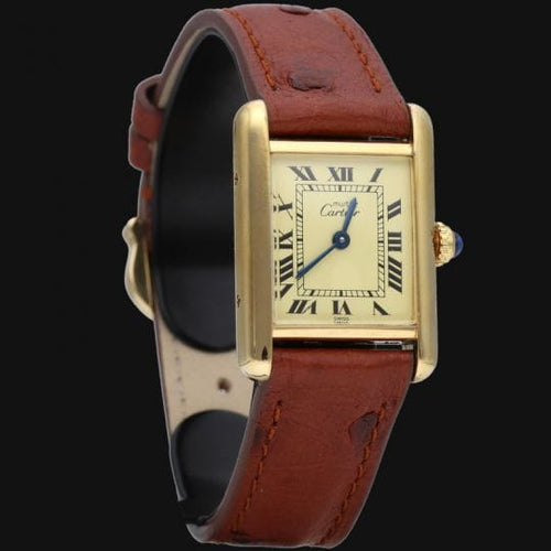 Montre Cartier Montre Tank Vermeil 58 Facettes MT44349