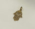Pendentif Pendentif khomsa or jaune 58 Facettes LP558/3
