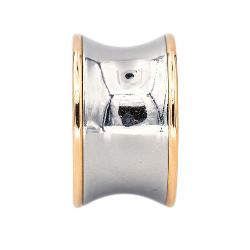 Bague 52 Bulgari Bague B.Zéro1 Or rose, Acier 58 Facettes 4437822CN