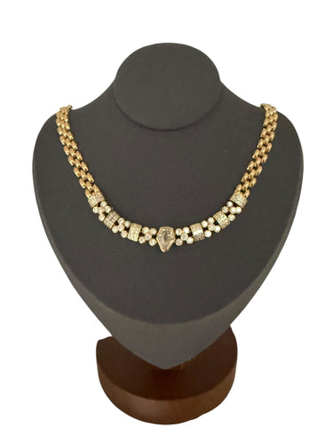 Collier Collier en or jaune certifié HRD avec 5,00 carats de diamants naturel 58 Facettes
