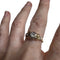 Bague 57 BAGUE ART DÉCO DES ANNÉES 1925-1930 EN OR 18 KT ET PLATINE AVEC DIAMANTS 58 Facettes DMAR12
