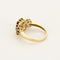 Bague 55,5 Bague en or jaune et améthystes 58 Facettes ALE4646