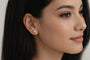 Boucles d'oreilles Boucles d'oreilles en or serties de diamants – Modèle classique à serti clos 58 Facettes 50396
