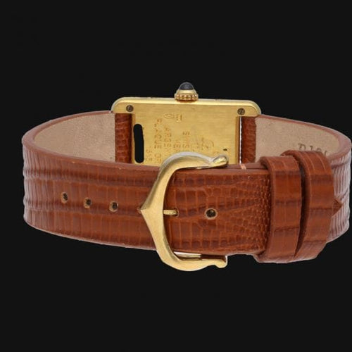 Montre Cartier Montre Tank Vermeil 58 Facettes MT43331