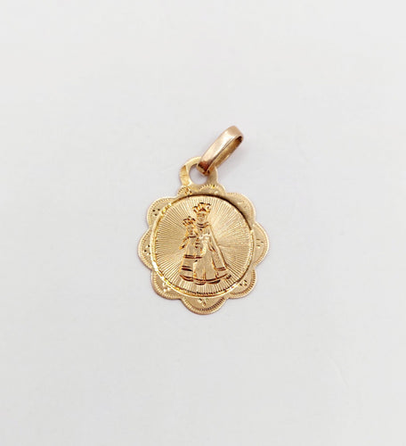 Pendentif Petite Médaille religieuse victorienne or rose 58 Facettes A05624
