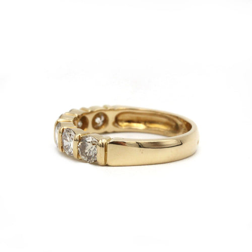 Bague 53 Demi Alliance - Or & Diamants 58 Facettes 250098R