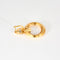 Boucles d'oreilles Créoles 1940 or jaune 58 Facettes