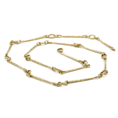 Collier Hermès - Sautoir Cravache Or Jaune 58 Facettes 240137R