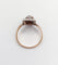 Bague 54 Bague marguerite victorienne or rose 18k diamant poire 0.60 carat (circa 1880) 58 Facettes A06118