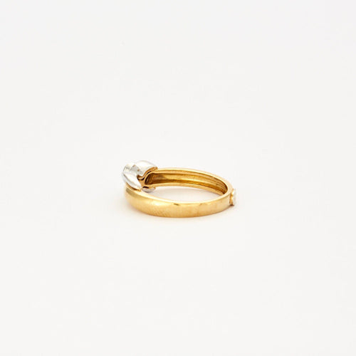 Bague 54 Solitaire vintage 58 Facettes 1822