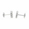 Boucles d'oreilles Van Cleef & Arpels Boucles d'oreilles Puces Sweet Alhambra Or blanc Diamant 58 Facettes 4160007RV