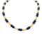 Collier Collier Lalaounis, or jaune, sodalites. 58 Facettes 34619