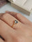 Bague 52 Bague or jaune, aigue-marine, diamants 58 Facettes 698