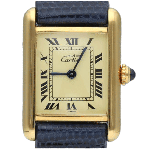 Montre Cartier Montre Tank Vermeil 58 Facettes MT43336