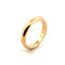 Bague 61 Alliance Cartier en or jaune demi-jonc 58 Facettes
