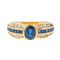 Bague 51 Bague Or jaune Saphir, Diamant 58 Facettes 2866506CN