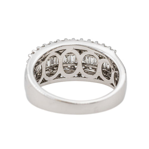 Bague 54 Bague Or blanc Diamant 58 Facettes 3858360RV