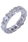 Bague 55 ALLIANCE PLATINE 17 DIAMANTS 58 Facettes 086681