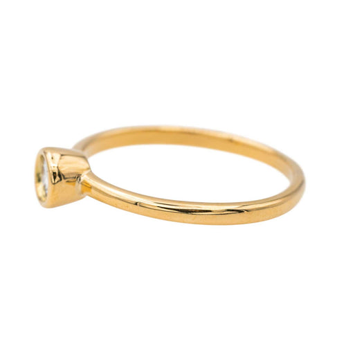Bague 60.5 Bague Solitaire Or jaune Diamant 58 Facettes 2638294CN
