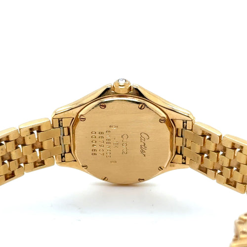 Montre Cartier - Montre « Cougar » - Or Jaune et Diamants 58 Facettes 1.0000554/1