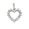 Pendentif Pendentif forme coeur diamants 1ct 58 Facettes 00049901