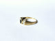 Bague 53 Bague or jaune, saphir et diamants 58 Facettes