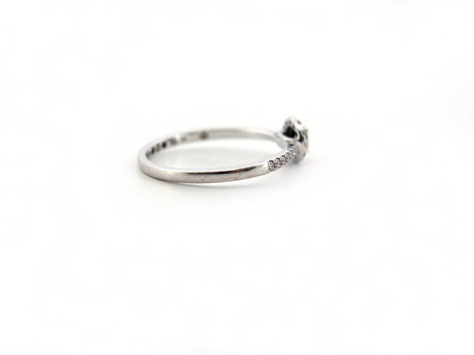 Bague 53 bague juliette juliette paris trait d'union entourage diamant or j0383w 53 58 Facettes 266196