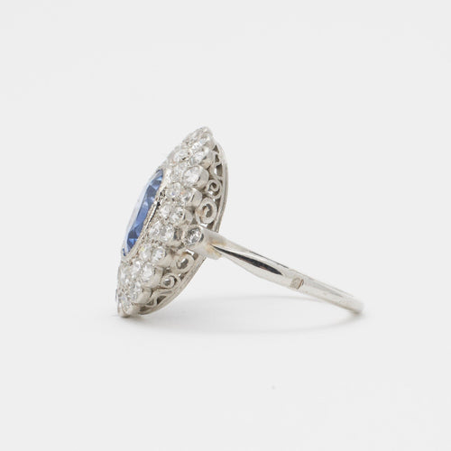 Bague 53 Bague pompadour 1930 58 Facettes