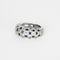 Bague 54.5 Bague jonc or blanc, diamants et saphir 58 Facettes 240817