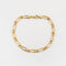 Bracelet Gourmette Maille Alternée 1+1 58 Facettes LP175/1