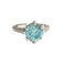 Bague 54.5 Bague en or 18 carats avec zircon et diamants 58 Facettes A2587