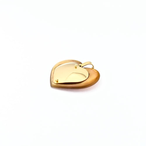 Pendentif Pendentif cœur en or jaune et nacre 58 Facettes 30069