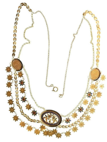 Collier À la découverte de l'élégance des années 1810 : le collier d'esclave en or français 58 Facettes 15128-0176