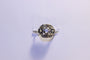 Bague 53 Bague Or blanc Oxyde de zirconium 58 Facettes
