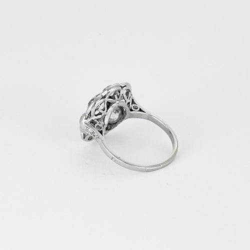 Bague Bague diamants, début XXéme, travail Français 58 Facettes