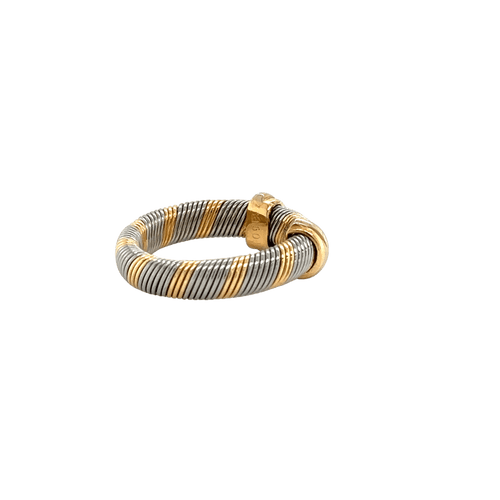 Bague 47 Cartier - Bague Motif trinity Acier et or 58 Facettes 1.0000024/1