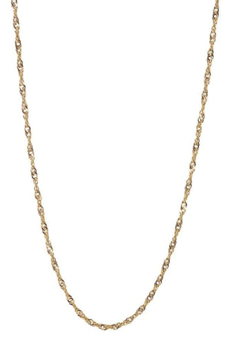 Collier CHAINE MAILLE TORSADÉE 58 Facettes 086291