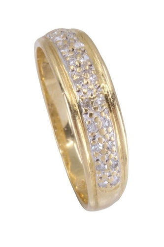 Bague 50 BAGUE JONC PAVAGE DIAMANTS 58 Facettes 086331